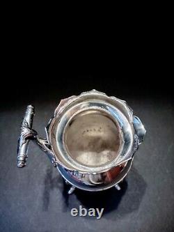 Antique Victorian Aesthetic Movement Ornate Wilcox Quadruple Silverplate Tea Set