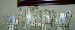 Antique Victorian BEST ENGLISH SILVER PLATE EPNS 4 PIECE SET Coffee Tea