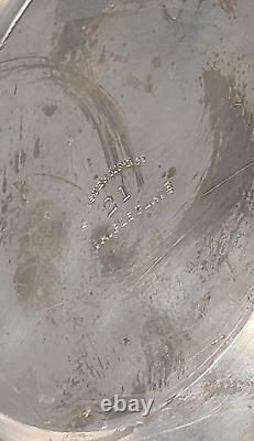 Antique Victorian Figural Silver Triple Plate Webster Tea Pot Hand Engraved