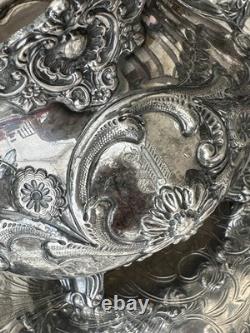 Antique Victorian Meriden Quadruple Plate Coffee & Tea Set 5 pcs