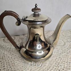 Antique Victorian Sheffield Silver Plate Teapot