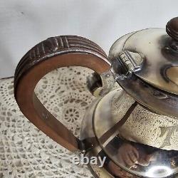 Antique Victorian Sheffield Silver Plate Teapot