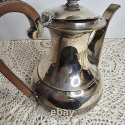 Antique Victorian Sheffield Silver Plate Teapot