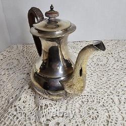 Antique Victorian Sheffield Silver Plate Teapot