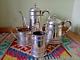 Antique Victorian Silver Plate Tea/coffee Pot Set By Thomas Bradbury And Sons