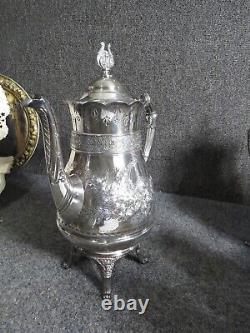 Antique Victorian Silverplate Tea Set 8 pieces top quality Simpson-Hall-Miller