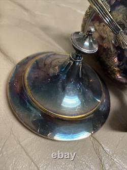 Antique Vintage Manhattan Plate Silver Plated Tea Coffee Set 4 Pc Set + Tray