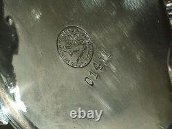 Antique/Vintage Meriden Silver Plate Co. Quadrupleplate 4 pc. Tea service set