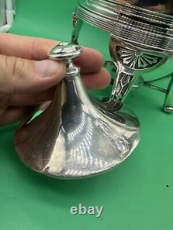 Antique Vintage Victorian Silver Plate Samovar Tea/ Water 12 Amazing Work READ