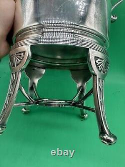 Antique Vintage Victorian Silver Plate Samovar Tea/ Water 12 Amazing Work READ