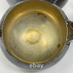 Antique WM Rogers 800 Silver Plate Footed Victorian Coffee Tea Pot 5 Piece Set