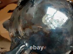 Antique Webster Manufacturing Co. Silver Triple Plate Coffe/Tea Pot-Horse Head