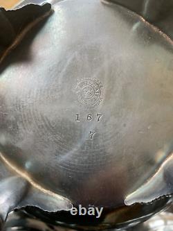 Antique Wilcox Quadruple Silver Plate 5 pc Tea Set Animal Theme Monogram B