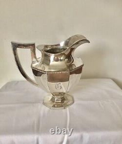 Antique Wilcox silverplate coffee tea set 1958 seven pieces. Excellent shape