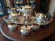 Antique William Adams (wa) Silverplated Tea Coffee Set With Footed Tray Full Set