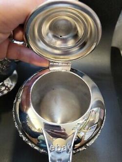 Antique Wm Rogers, Hamilton, Ontario #1047 Silver Plate Tea Coffee Set
