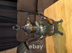 Antique detailed ornate rare Rogers smith co 1924 silver tea pot WOW