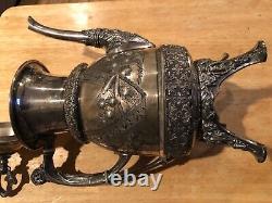 Antique detailed ornate rare Rogers smith co 1924 silver tea pot WOW