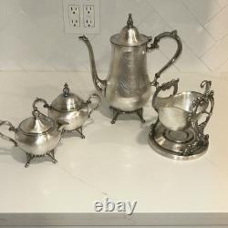 Antique silver plate Victorian TEA/COFFEE SET
