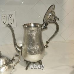 Antique silver plate Victorian TEA/COFFEE SET