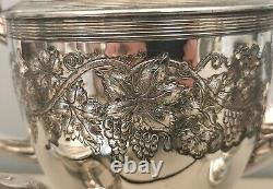Antique silver plated tea set, Four piece, Edwardian