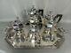 Antique Silver-plated Tea Set From 19th Century Christofle Free Shipping