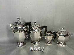 Antique silver-plated tea set from 19th century Christofle FREE SHIPPING