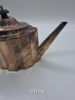 Antique silver-plated teapot Silver Plate 1880's. Beautiful Antique silver-plated teapot Silver Plate 1880's. Beautiful