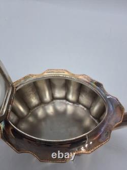 Antique silver-plated teapot Silver Plate 1880's. Beautiful