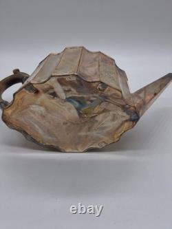 Antique silver-plated teapot Silver Plate 1880's. Beautiful