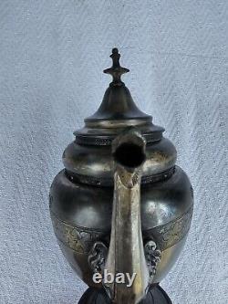 Antiques Redfield And Rice Silver Outstanding Tea Pot