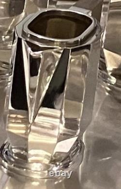 Art Deco 1930 Cubist Tea Set Silver Plate Puiforcat Ercuis Desny Christofle Era