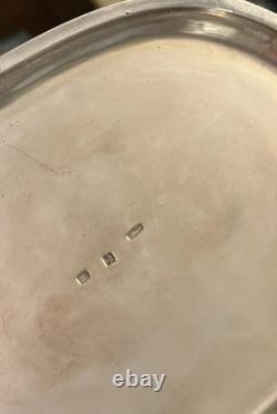 Art Deco 1930 Cubist Tea Set Silver Plate Puiforcat Ercuis Desny Christofle Era