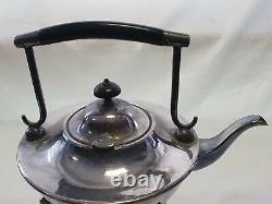 Art Deco EPNS Teapot Tea Pot + Stand AB&Co Albert J Beardshaw & Co. Silver plate