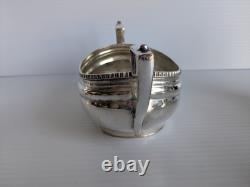 Art Deco Silver Plated Four-Piece Tea Set c1950 Hallmarked