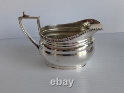 Art Deco Silver Plated Four-Piece Tea Set c1950 Hallmarked