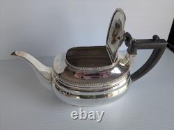Art Deco Silver Plated Four-Piece Tea Set c1950 Hallmarked