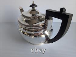 Art Deco Silver Plated Four-Piece Tea Set c1950 Hallmarked