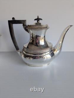 Art Deco Silver Plated Four-Piece Tea Set c1950 Hallmarked