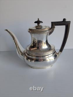Art Deco Silver Plated Four-Piece Tea Set c1950 Hallmarked