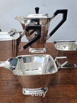 Art Deco Silver Plated Tea Set