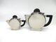 Art Deco Silverplate Teapot And Creamer Christofle Or Escapade Paris