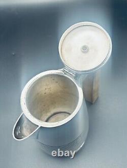 Art Deco style Coffee Tea Pot Cardinal Plate by Elkington & Co. Ltd. 38027