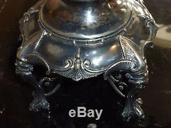 Art Nouveau Antique Victorian P. B. & P. Co Silver Plated Tea Hot Water Server