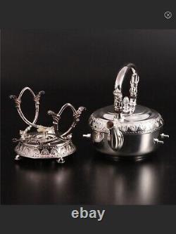 Art Nouveau Antique / Vintage Gorham Silver Soldered Teapot, Tea Kettle