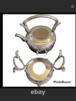 Art Nouveau Antique / Vintage Gorham Silver Soldered Teapot, Tea Kettle