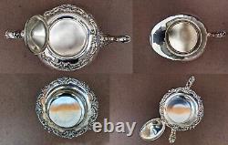 Ascot by Sheffield Design for Community Silverplate Tea Set 4 pieces