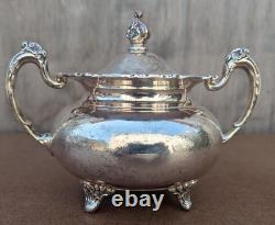 Ascot by Sheffield Design for Community Silverplate Tea Set 4 pieces