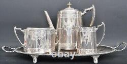 Atkins Brothers Of Sheffield Silver Plate Tea Service