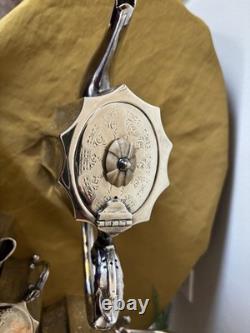 BARKER BROTHERS England Silver Plate Tea & Coffee Pot, Creamer, Sugar Bowl 1900s